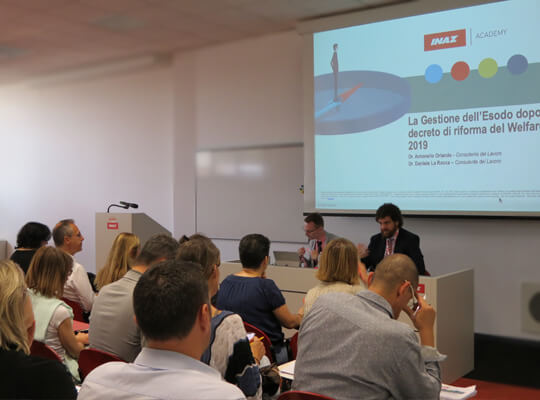 Corso di formazione Gestone dell'esodo aziendale